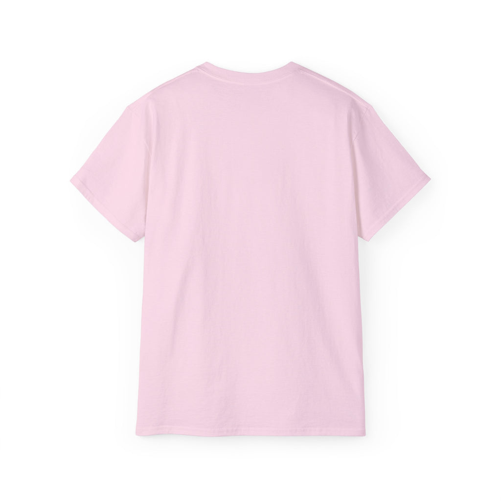 "That's Pretty Good...For a Man" Graphic Tee — Feminine Pink Retro Text T-Shirt