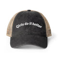 Women's Washed Mesh-Back Cap