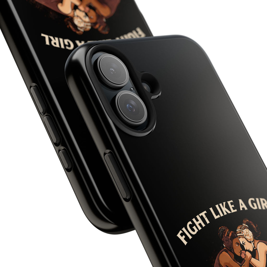Phone Case — “Fight Like a Girl” Vintage Wrestlers Protective Phone Case