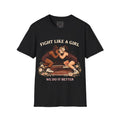 Fight Like a Girl, Women's Wrestling T-shirt