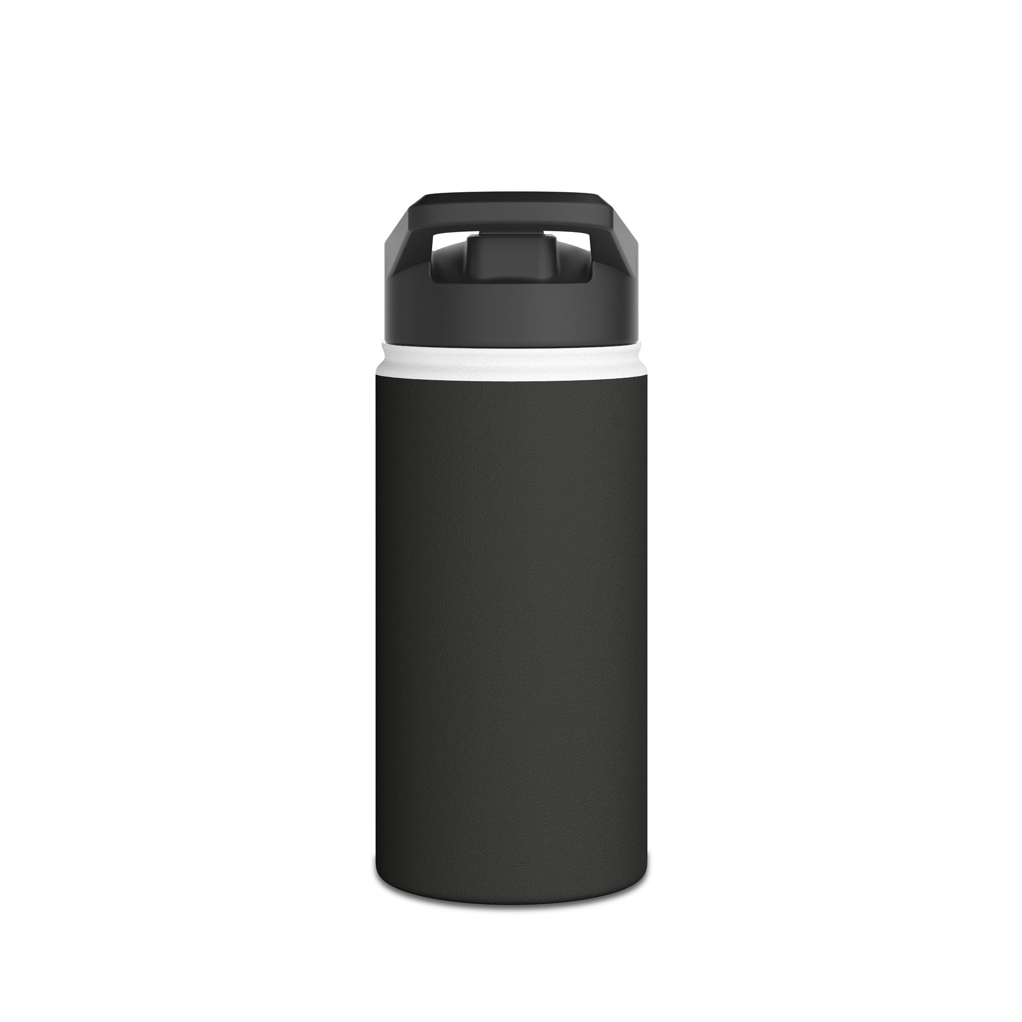 Skeleton & Moon Stainless Steel Water Bottle — Gothic Moonlit Skull Design