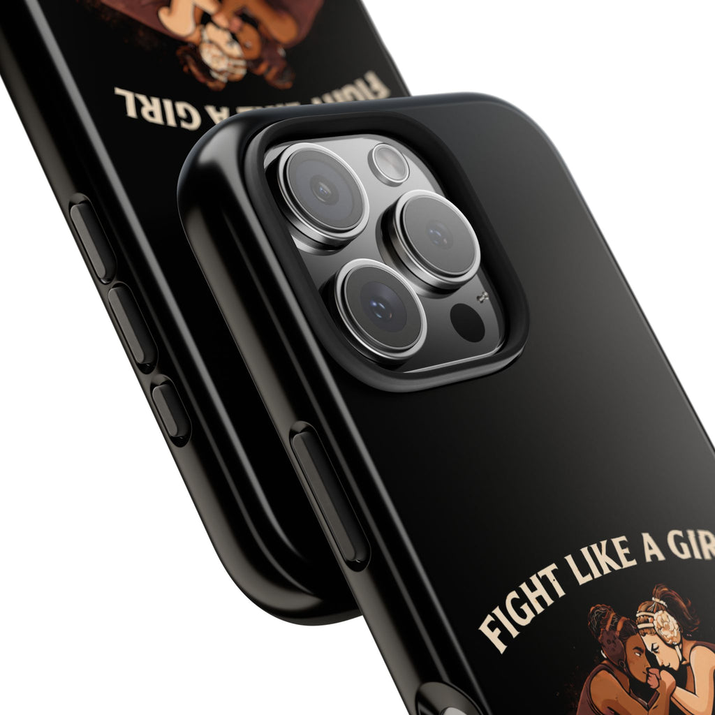 Phone Case — “Fight Like a Girl” Vintage Wrestlers Protective Phone Case