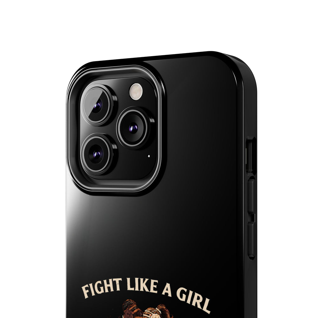 Phone Case — “Fight Like a Girl” Vintage Wrestlers Protective Phone Case