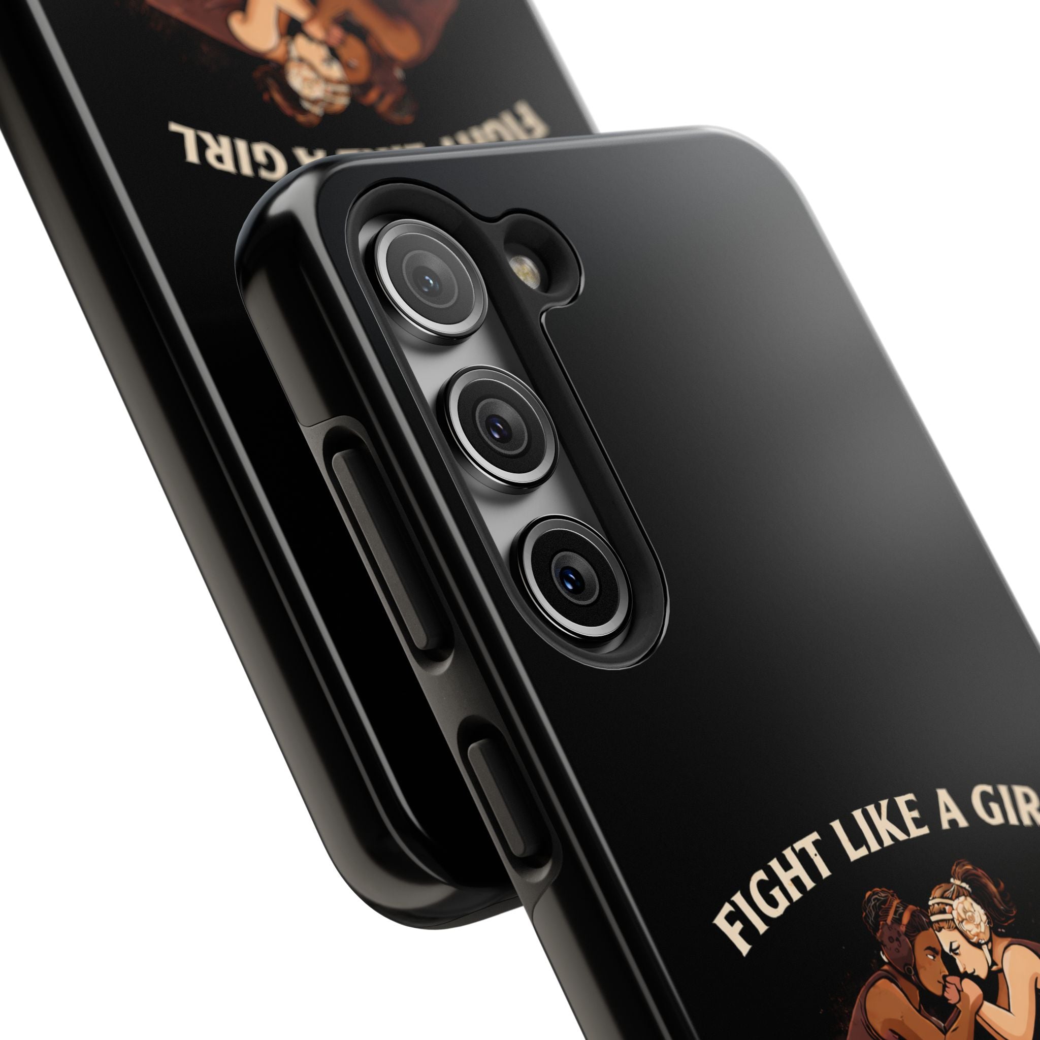 Phone Case — “Fight Like a Girl” Vintage Wrestlers Protective Phone Case