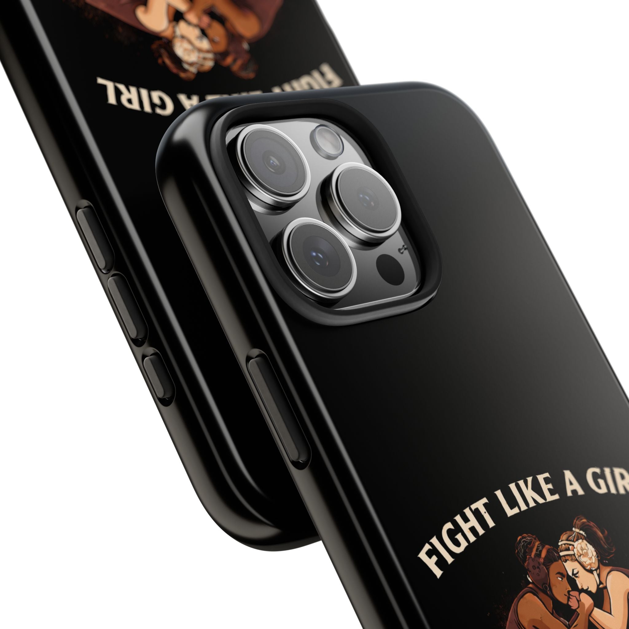 Phone Case — “Fight Like a Girl” Vintage Wrestlers Protective Phone Case