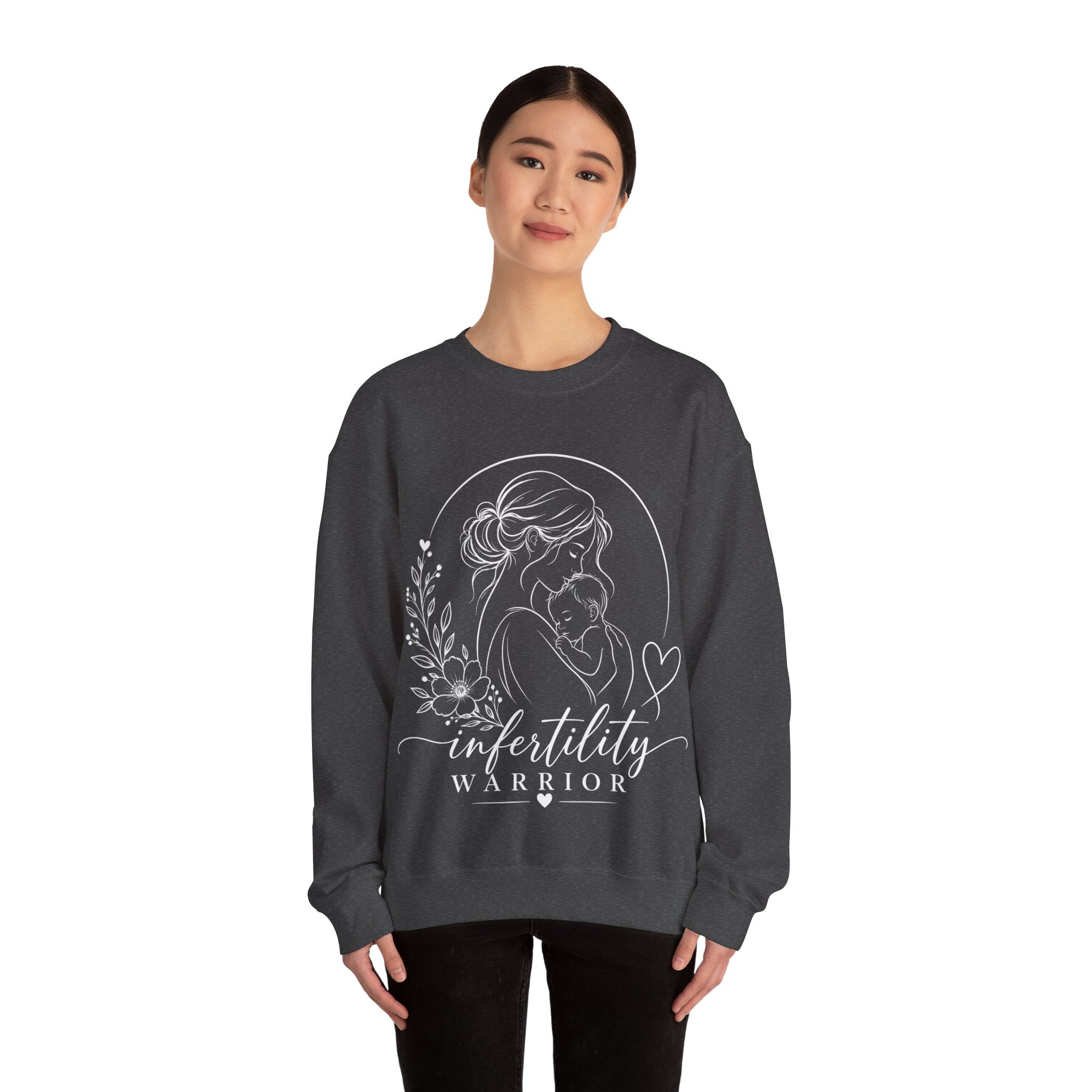 Infertility Warrior Crewneck Sweatshirt