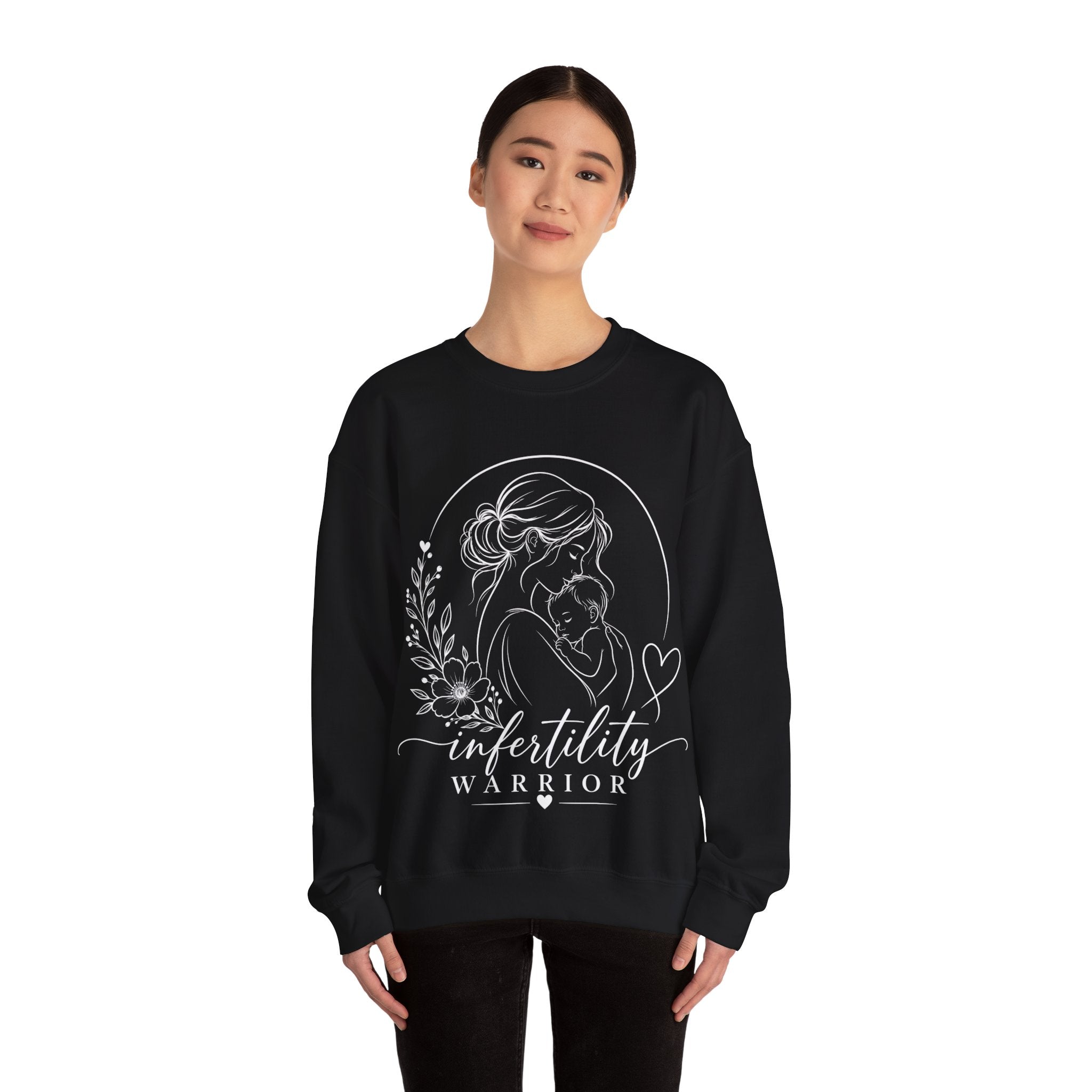 Infertility Warrior Crewneck Sweatshirt