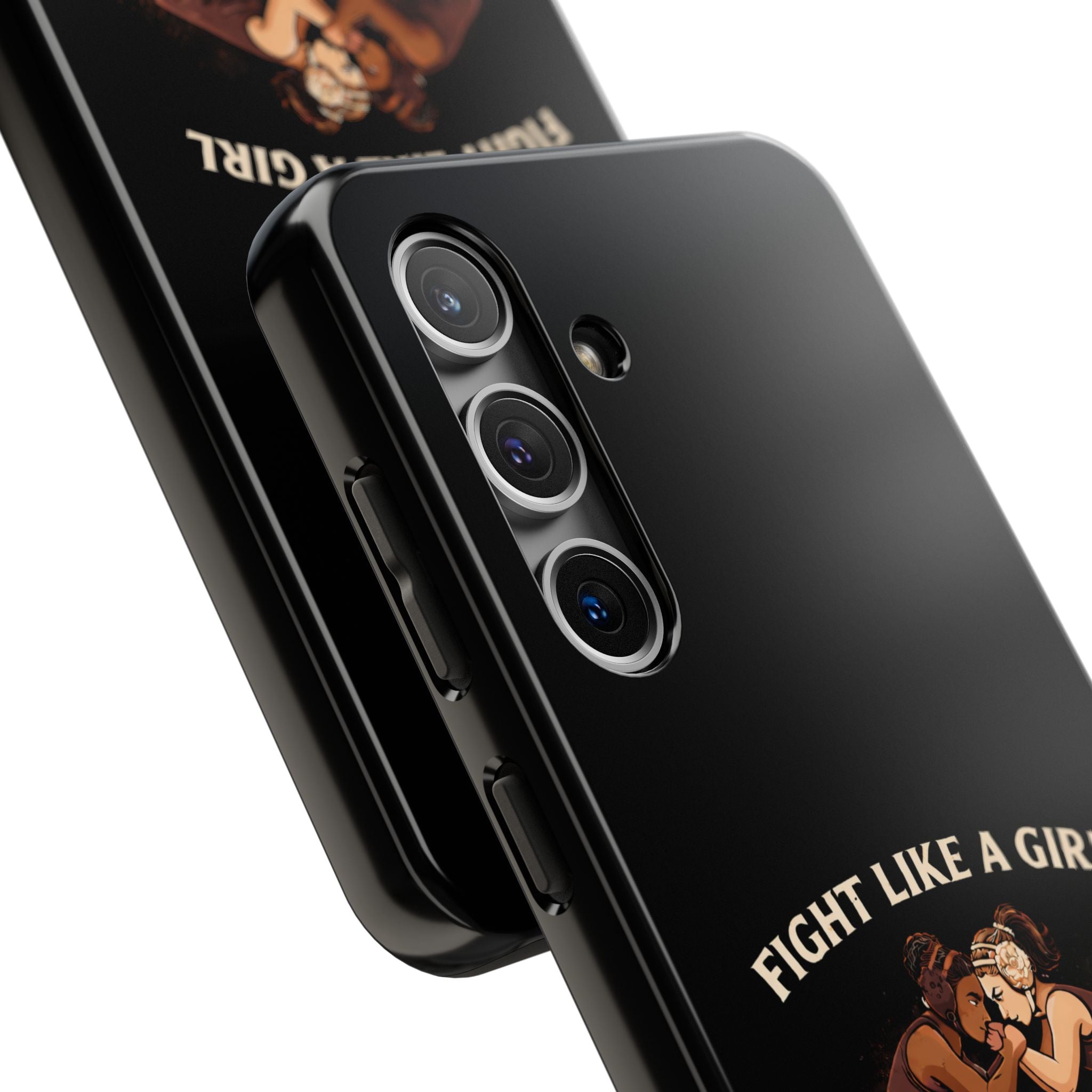 Phone Case — “Fight Like a Girl” Vintage Wrestlers Protective Phone Case