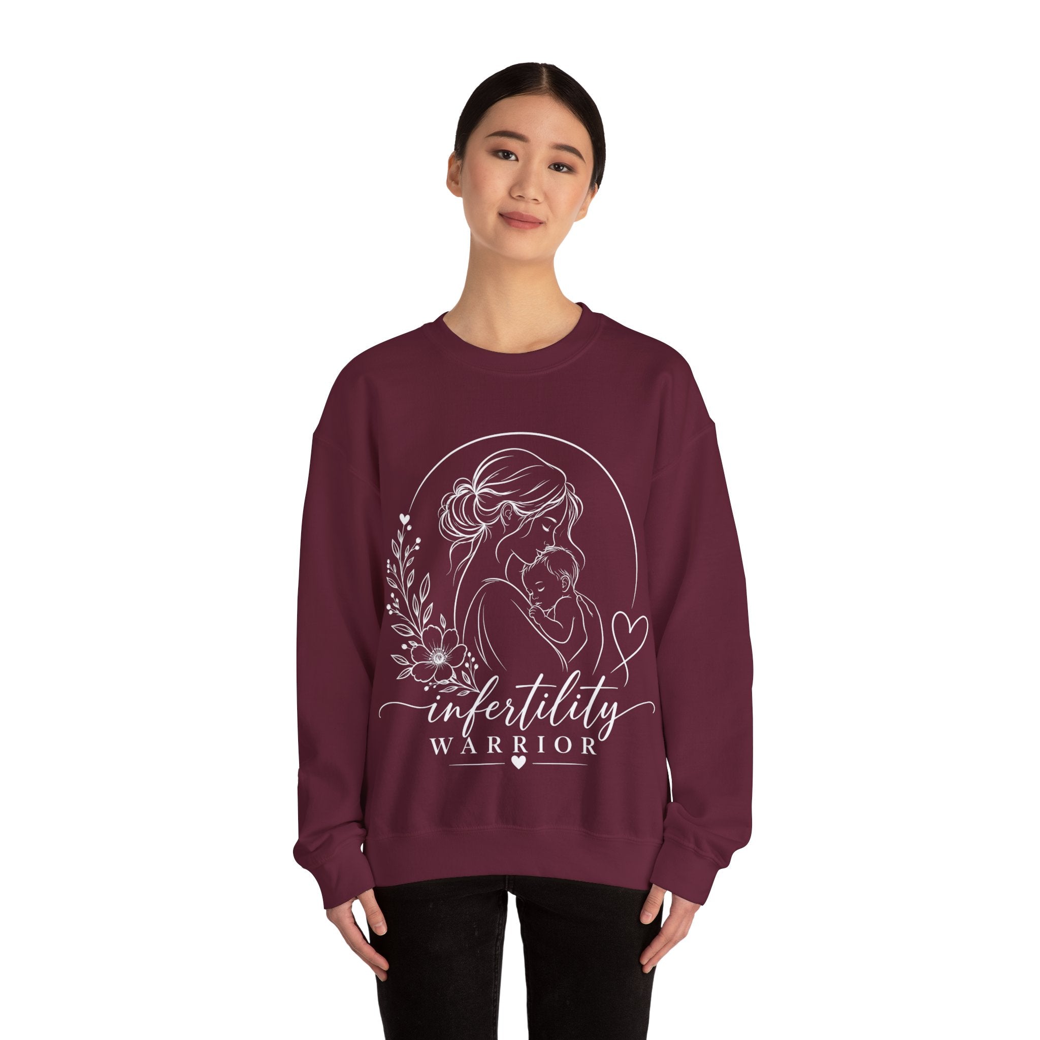 Infertility Warrior Crewneck Sweatshirt