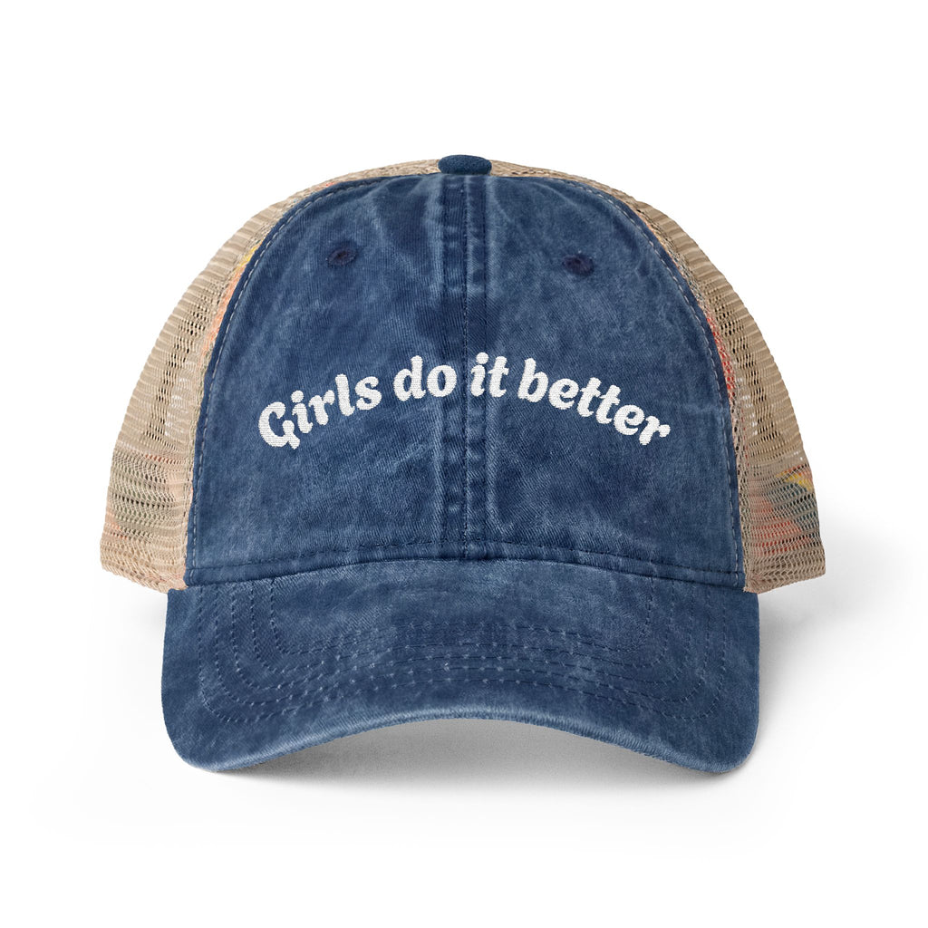 Women's Washed Mesh-Back Cap