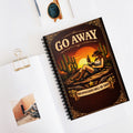 Western 'Go Away - Trespassers Will Be Shot' Spiral Notebook