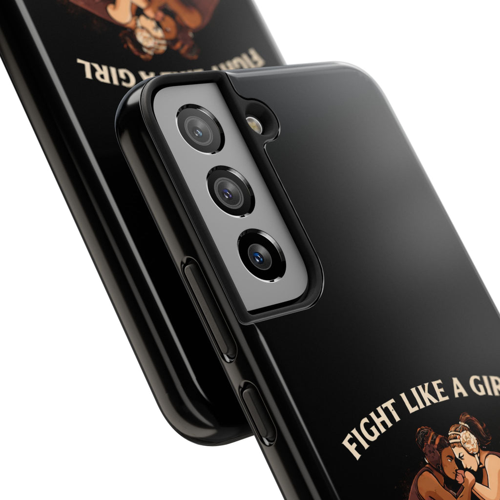 Phone Case — “Fight Like a Girl” Vintage Wrestlers Protective Phone Case