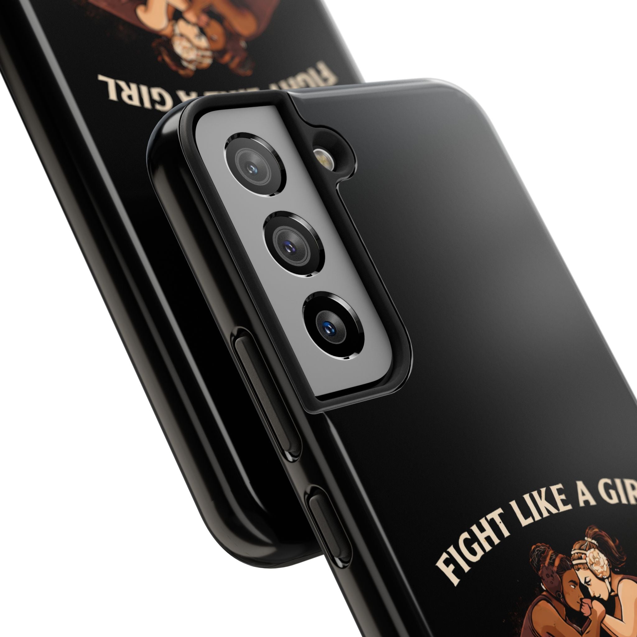 Phone Case — “Fight Like a Girl” Vintage Wrestlers Protective Phone Case