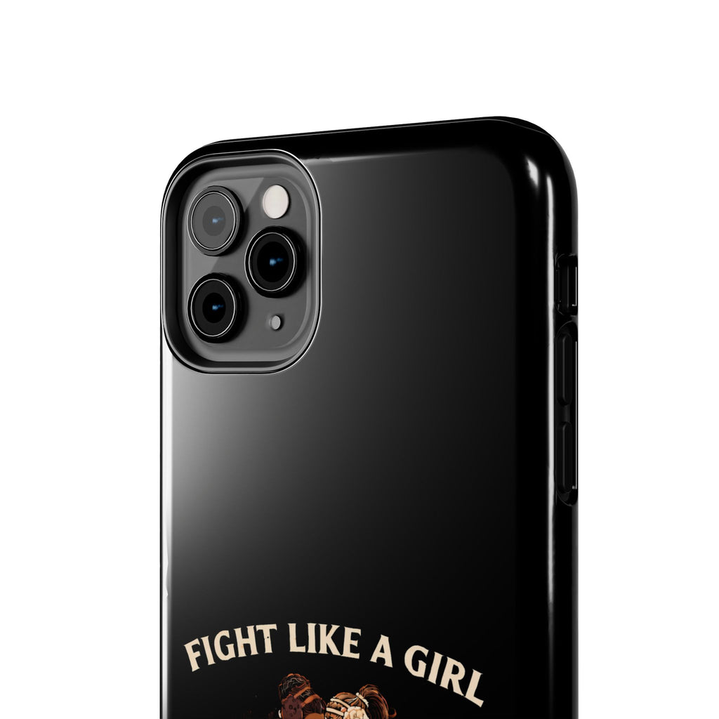 Phone Case — “Fight Like a Girl” Vintage Wrestlers Protective Phone Case