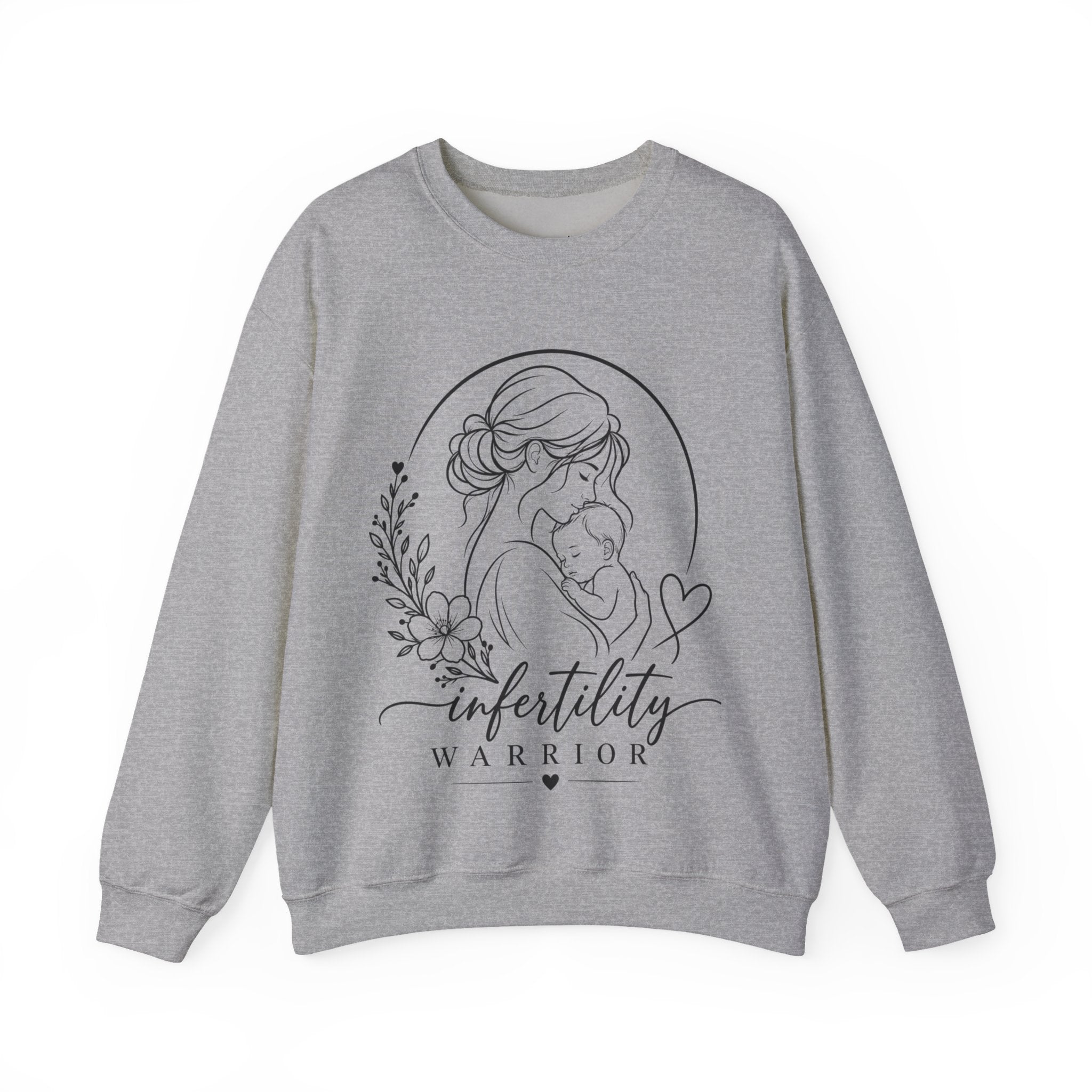 Infertility Warrior Crewneck Sweatshirt