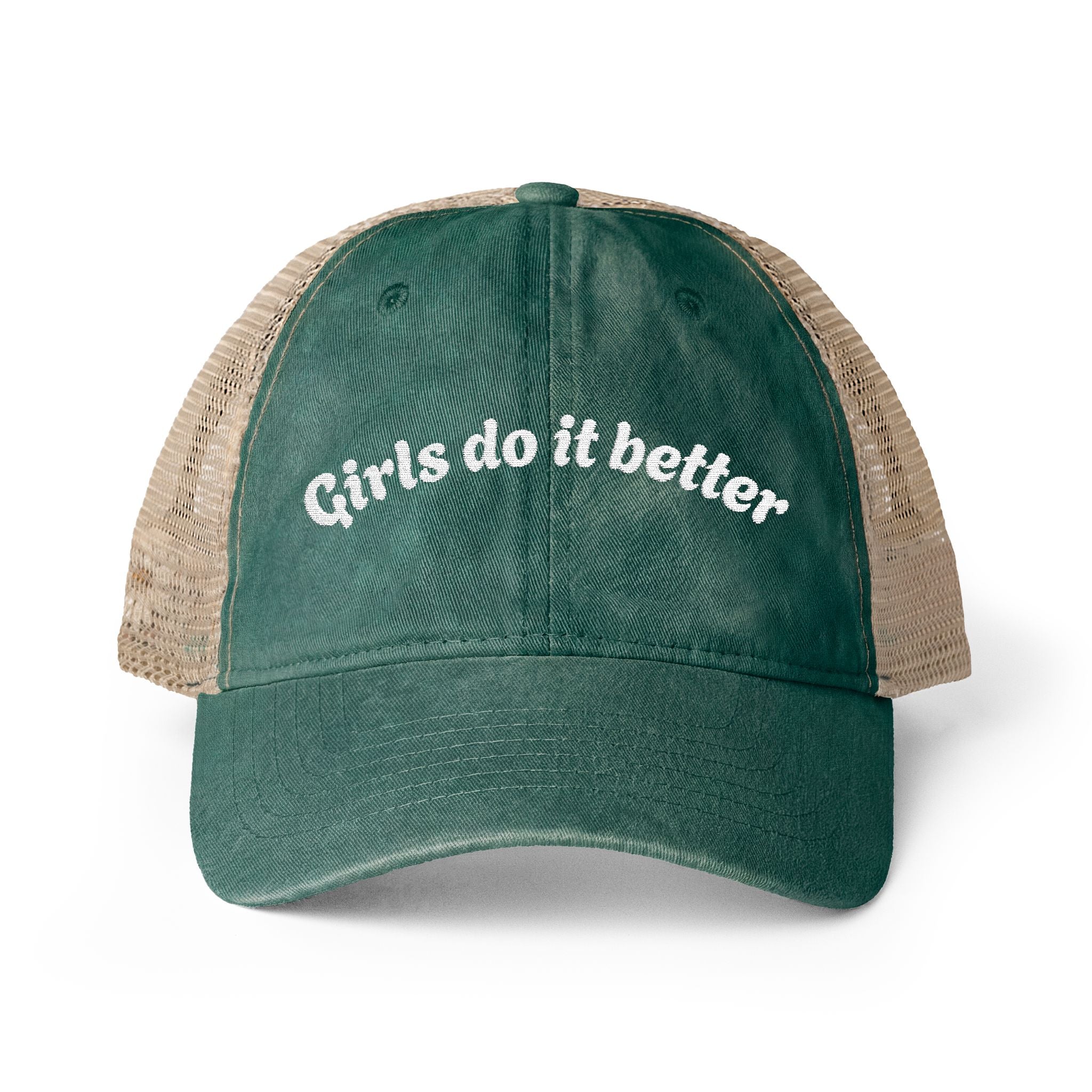 Women's Washed Mesh-Back Cap