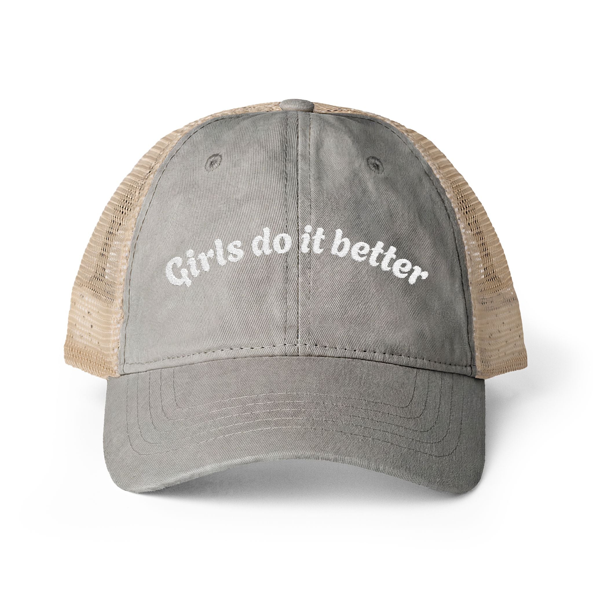 Women's Washed Mesh-Back Cap