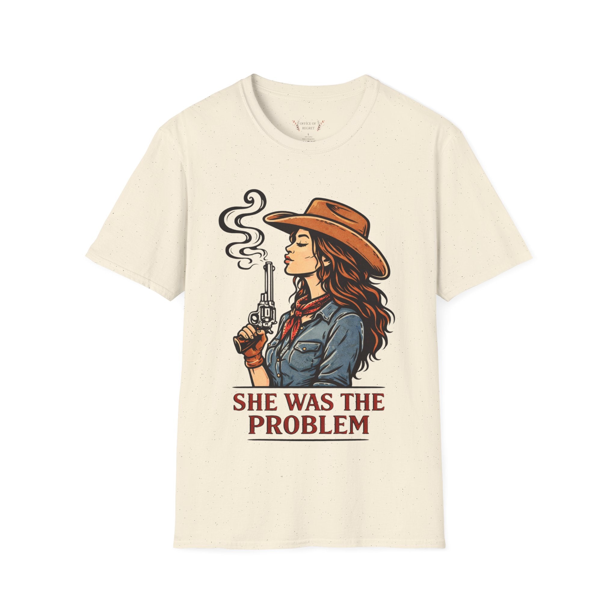 She Was The Problem Western Cowgirl T-Shirt