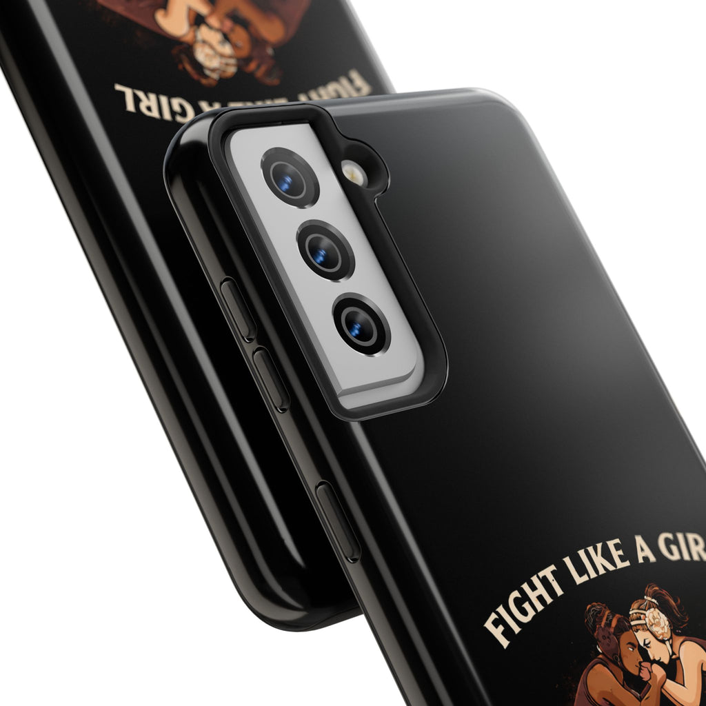 Phone Case — “Fight Like a Girl” Vintage Wrestlers Protective Phone Case